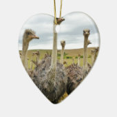 Strauß Keramikornament (Links)