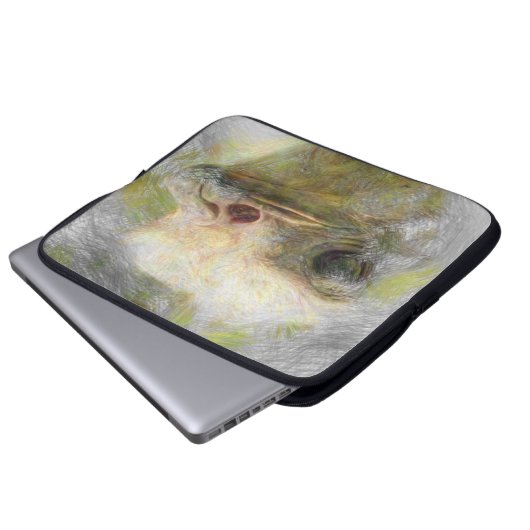 Strauß Laptopschutzhülle (Vorne Knopf)