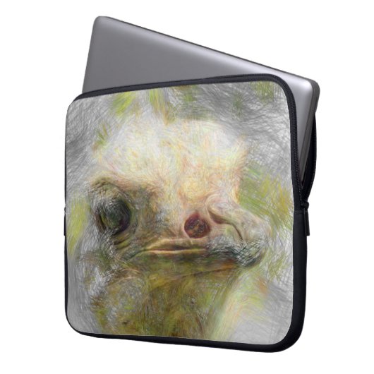 Strauß Laptopschutzhülle (Vorderseite Links)