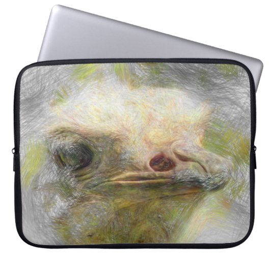 Strauß Laptopschutzhülle (Vorderseite)