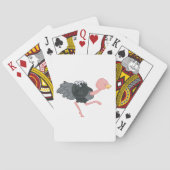 Strauß läuft spielkarten (Rückseite)