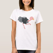 Strauß läuft T-Shirt (Vorderseite)