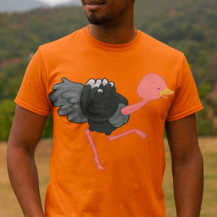Strauß läuft T-Shirt