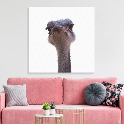 Strauß Leinwanddruck (Insitu (Wohnzimmer))