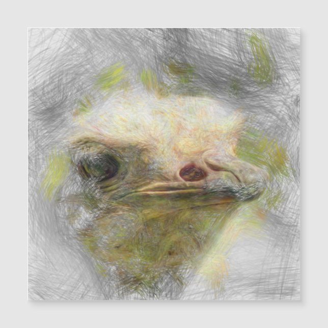 Strauß Magnetkarte (Vorderseite)