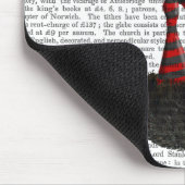 Strauß mit gestreiften Leggings Mousepad (Ecke)