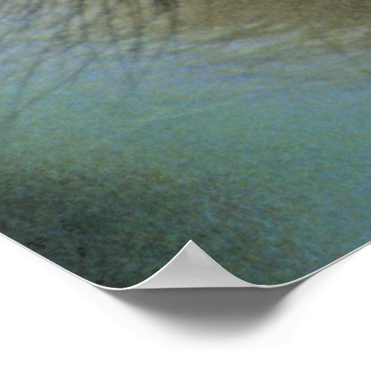 Strauß oder Emu mit "Themen"! Poster (Ecke)