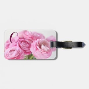 Strauß rosa Ranunkeln Gepäckanhänger