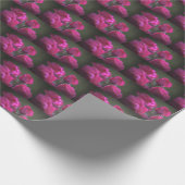 Strauß rosa Rosen Geschenkpapier (Ecke)