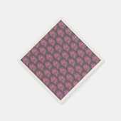 Strauß rosa Rosen Serviette (Ecke)