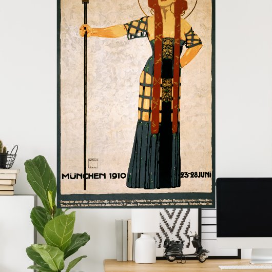 Strauß Salome Opera Poster (Heimbüro)