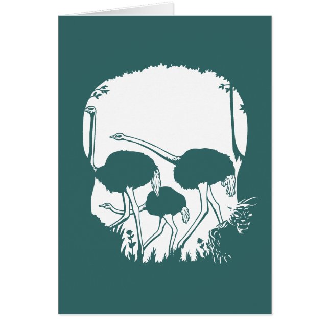 Strauß-Schädel-Illusion (Vorne)