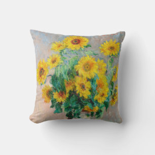 Strauß Sonnenblumen Claude Monet Kissen