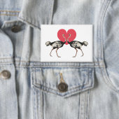 Strauß Valentinstag Button (Insitu)