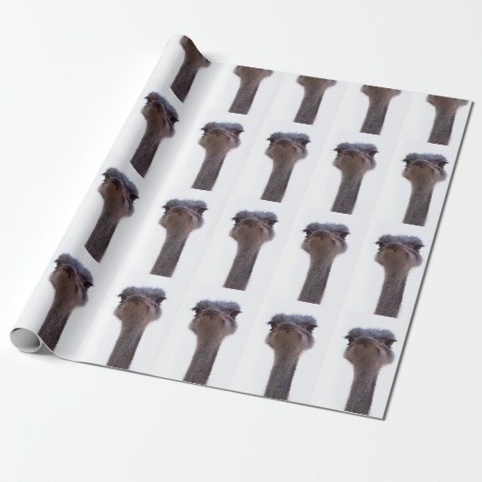 Strauß Vogel Geschenkpapier (Ungerollt)