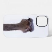 Strauß Vogel iPhone Hülle (Rückseite (Horizontal))