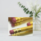 Strauß von Stiften Postkarte (Stehend Vorderseite)