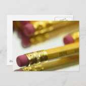 Strauß von Stiften Postkarte (Vorne/Hinten)