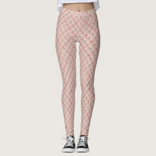 Sträußchen-Sinuswelle-Tartan Leggings