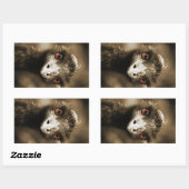 Strauße Aussehen Aufkleber (Blatt)