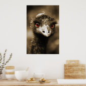 Strauße Aussehen Poster (Küche)