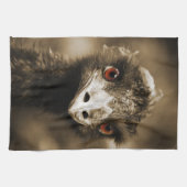 Strauße Handtuch aussehen (Horizontal)