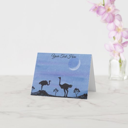 Strauße Karte (Orchidee)