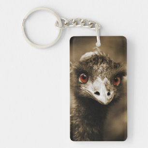 Strauße Look Schlüsselkette Schlüsselanhänger