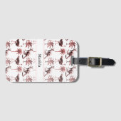 Strauße und Kängurus, kundenspezifisch Gepäckanhänger (Vorderseite (Horizontal))