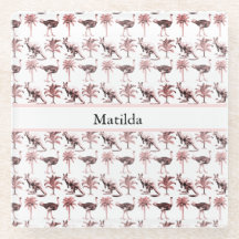 Strauße und Kängurus, kundenspezifisch