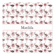 Strauße und Kängurus, kundenspezifisch