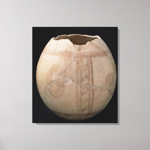 Straußei schnitt in Form eines Vase von Puigde Leinwanddruck