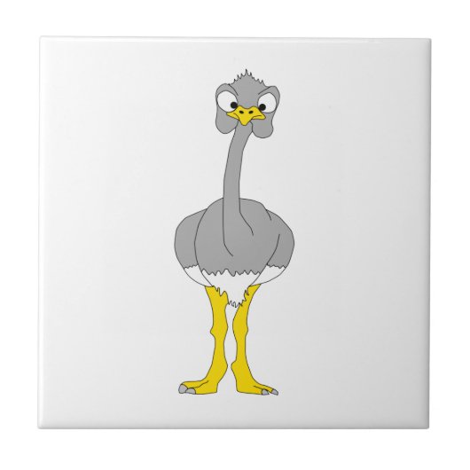 Straußenband Fliese (Vorderseite)