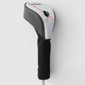 Straußendesign Golf Headcover (angewinkelt)