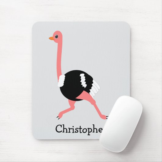 Straußendesign Mousepad (Mit Mouse)