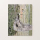 Straußenfarm Südafrika. Puzzle (Vertikal)