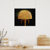 Straußenfeather-Fan, aus Grab von Tutankhamun Poster (Küche)