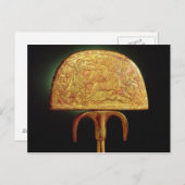 Straußenfeather-Fan, aus Grab von Tutankhamun Postkarte (Vorne/Hinten)