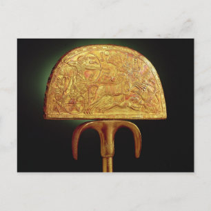 Straußenfeather-Fan, aus Grab von Tutankhamun Postkarte