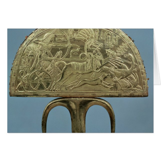 Straußenfederfan aus dem Grab of (Vorderseite (Horizontal))