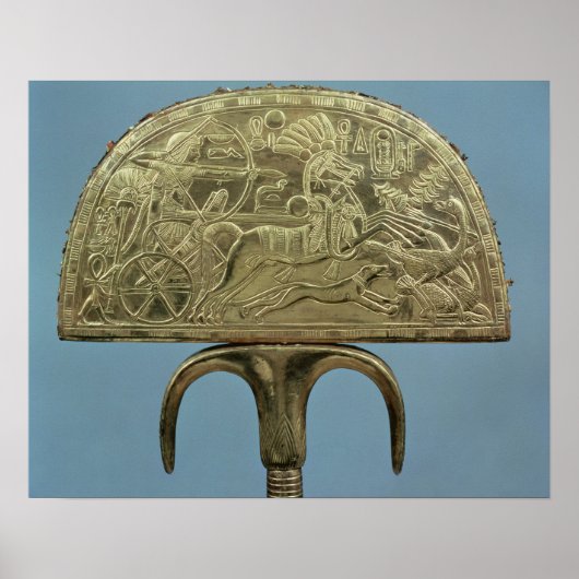 Straußenfederfan aus dem Grab of Poster (Vorne)