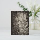 Straußenfedern, Marie Antoinette's Bett. Postkarte (Stehend Vorderseite)