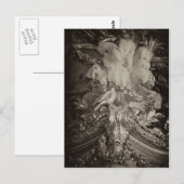 Straußenfedern, Marie Antoinette's Bett. Postkarte (Vorne/Hinten)