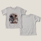 Straußenfick in einer Bandana mit Affen (Design Vorderseite & Rückseite)