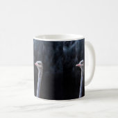 Straußenfotografie Kaffeetasse (VorderseiteRechts)