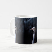 Straußenfotografie Kaffeetasse (Vorderseite Links)