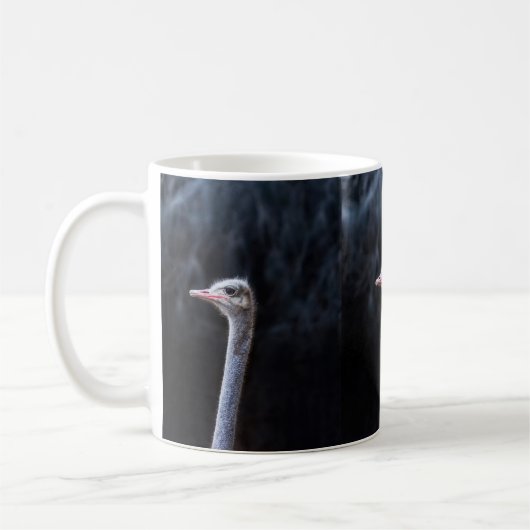 Straußenfotografie Kaffeetasse (Links)