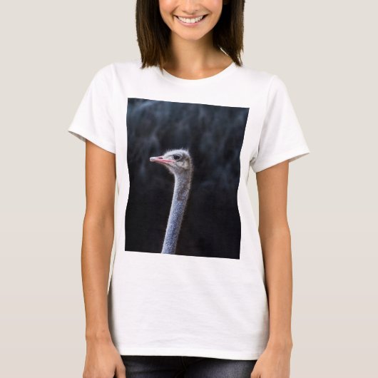Straußenfotografie T-Shirt (Vorderseite)