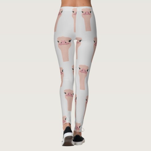 Straußengesicht Leggings (Rückseite)