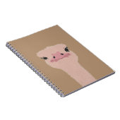 Straußengesicht Notizblock (Rechte Seite)